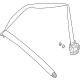 Mercedes-Benz 206-860-77-00-9C94 SEAT BELT Mercedes-Benz 206-860-77-00-9C94 SEAT BELT