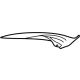 Mercedes-Benz 190-421-09-01 AIR DEFLECTOR PLATE Mercedes-Benz 190-421-09-01 AIR DEFLECTOR PLATE