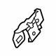 Mercedes-Benz 213-690-01-14 Windshield Pillar Trim Bracket Mercedes-Benz 213-690-01-14 Windshield Pillar Trim Bracket