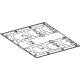 Mercedes-Benz 789-684-11-00 COVER, SUBSTRUCTURE Mercedes-Benz 789-684-11-00 COVER, SUBSTRUCTURE