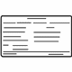 Mercedes-Benz 157-221-10-01 Emission Label Mercedes-Benz 157-221-10-01 Emission Label