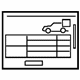 Mercedes-Benz 216-584-00-15 Tire Pressure Label Mercedes-Benz 216-584-00-15 Tire Pressure Label
