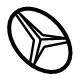 Mercedes-Benz 167-817-13-00 Emblem Mercedes-Benz 167-817-13-00 Emblem