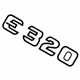 Mercedes-Benz 124-817-60-15 Nameplate Mercedes-Benz 124-817-60-15 Nameplate