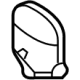 Mercedes-Benz 206-885-12-00 TOWING EYE COVER Mercedes-Benz 206-885-12-00 TOWING EYE COVER