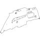 Mercedes-Benz 167-690-05-06-8S16 Side Trim Panel
